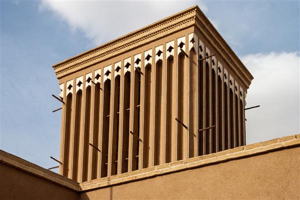 برج بادی سنتی در یزد ایران