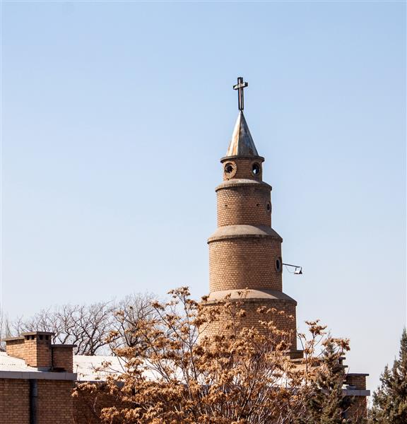 برج کلیسای آنگلیکان در تبریز ایران