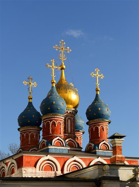 کلیسای سنت جورج در تپه پسکوف مسکو روسیه
