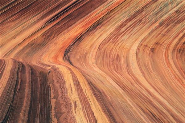 زمینه بافت ماسه سنگ قهوه ای از صحرای یوتا ایالات متحده آمریکا
