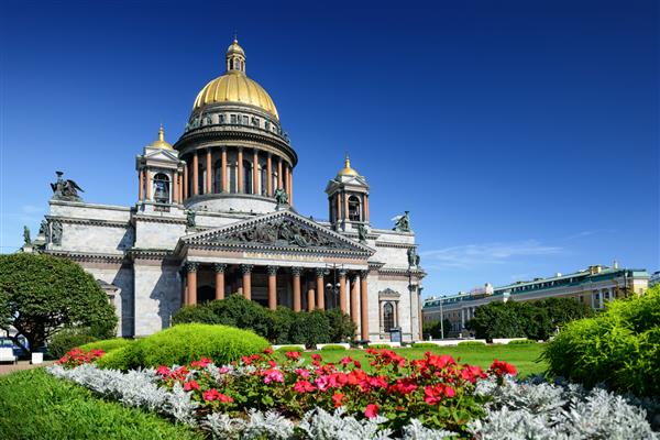 کلیسای جامع سنت ایزاک در سن پترزبورگ روسیه