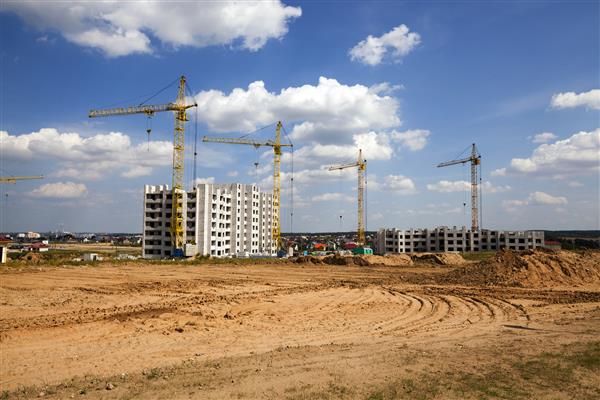 ساخت خانه جدید در منطقه جدید در شهر بلاروس