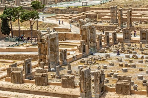 پرسپولیس ایران شهر قدیمی پایتخت امپراتوری هخامنشی 550 - 330 قبل از میلاد