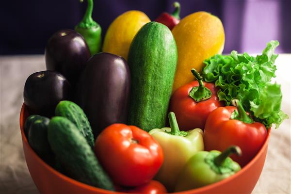 سبزیجات ارگانیک تازه سبزیجات پاییزی
