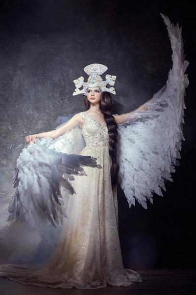 هنر فرشته دختر بال پری تصویر پرنسس قو