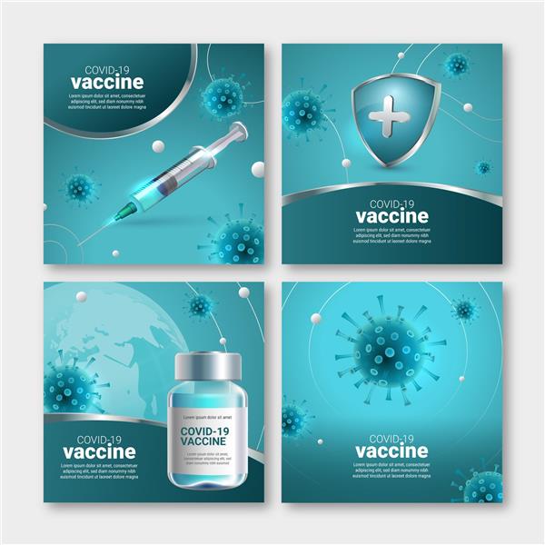 واکسن واقع بینانه مجموعه پست اینستاگرام