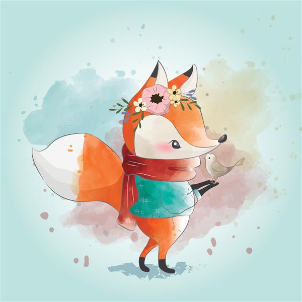 روباه کوچک و دوستش