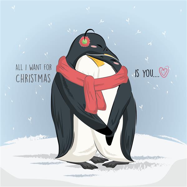 عشق پنگوئن ها در کریسمس