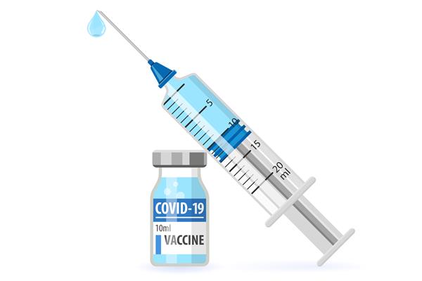 واکسن و سرنگ کروناویروس کووید -19