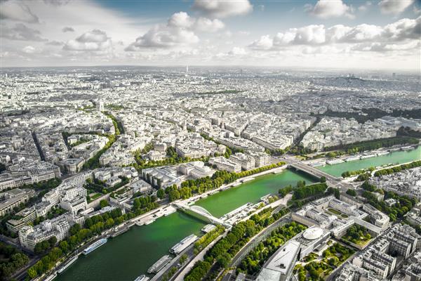 نمای پاریس از برج ایفل