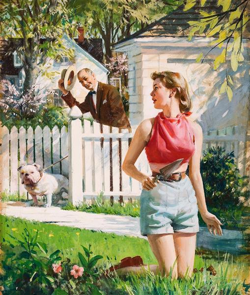 سلام همسایه نقاشی اثر هری اندرسون