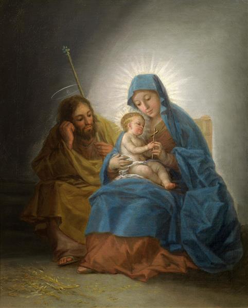 نقاشی خانواده مقدس اثر فرانسیسکو دی گویا