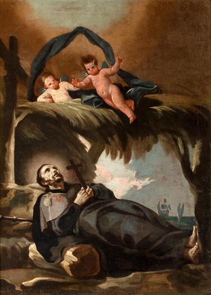 مرگ سنت فرانسیس خاویر نقاشی اثر فرانسیسکو دی گویا