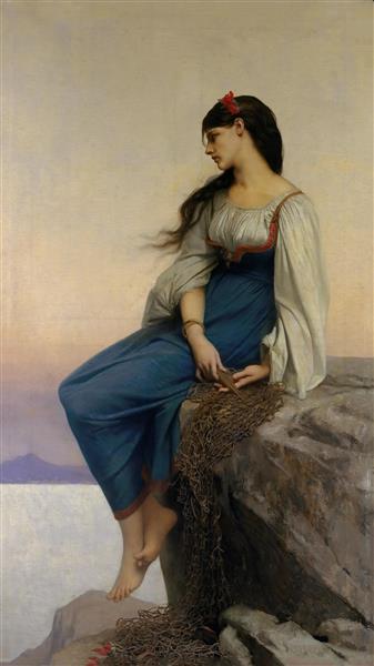 نقاشی گرازیلا اثر ژول جوزف لفور