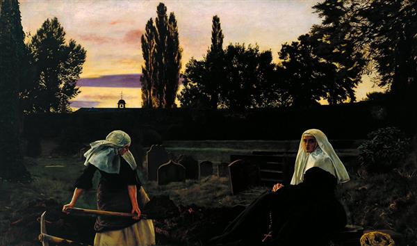 آرامگاهی برای استراحت خستگان نوشته جان اورت میلت نقاشی 