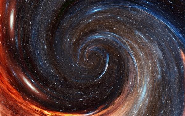 گردباد ستارگان سیاهچاله جهان کرمچاله کهکشانی جهان موازی جذب ماده سحابی آشوب جهانی ستارگان پس زمینه انتزاعی کیهان