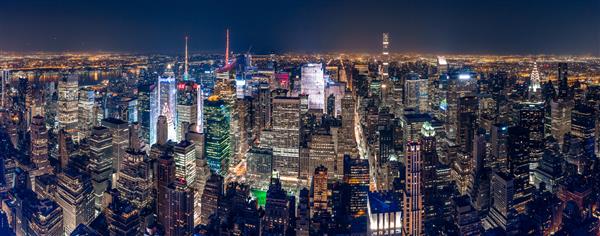 عکس پانوراما زیبا از شهر نیویورک
