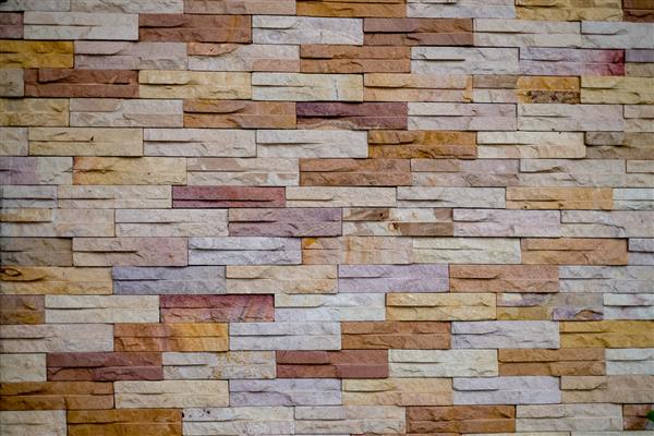 بافت دیوار سنگی استفاده از الگوی سنگ برای طراحی وب و پس زمینه بافت انتزاعی