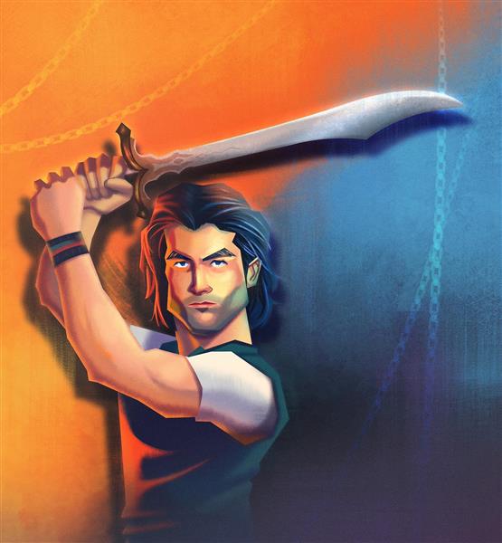 سندباد با شمشیر پوستر کارتونی