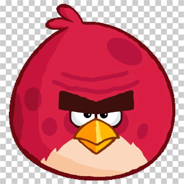 شخصیت پرنده خشمگین قرمز پوستر