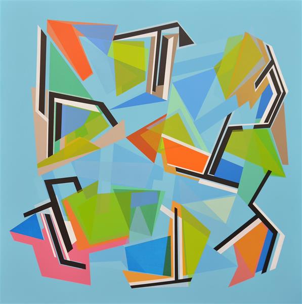 اشکال هندسی رنگارنگ اثر پل کیلی