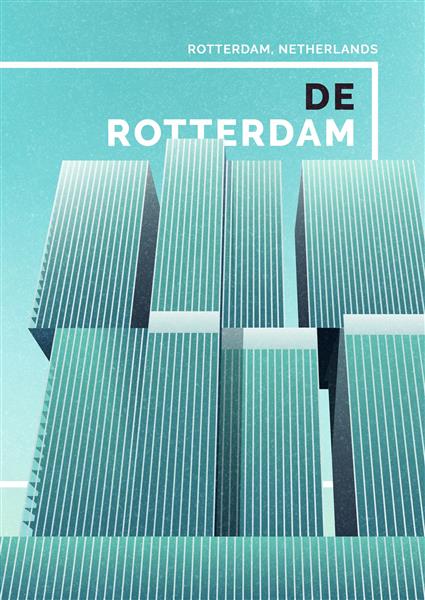 سازه معماری دی رتردام در هلند