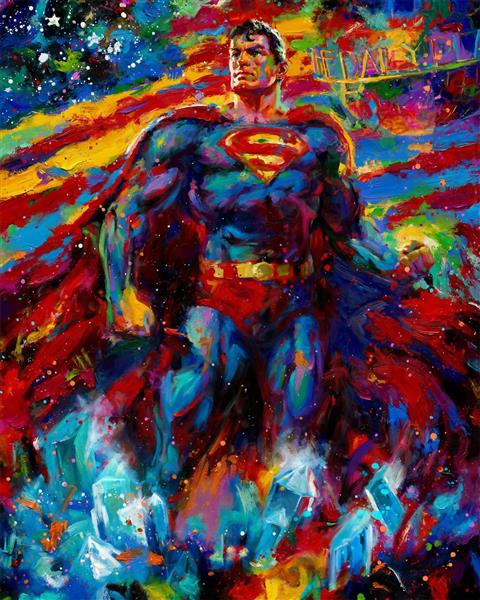 سوپرمن آخرین پسر کریپتون نقاشی