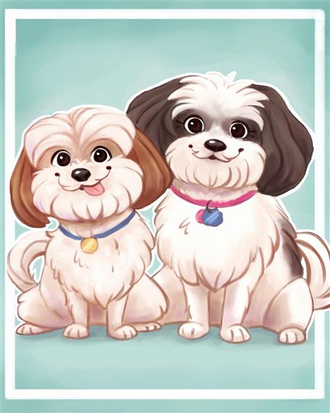 سگ های بانمک به نام پریسی و بنتلی