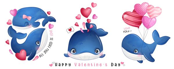 نهنگ ابله ناز برای مجموعه روز ولنتاین