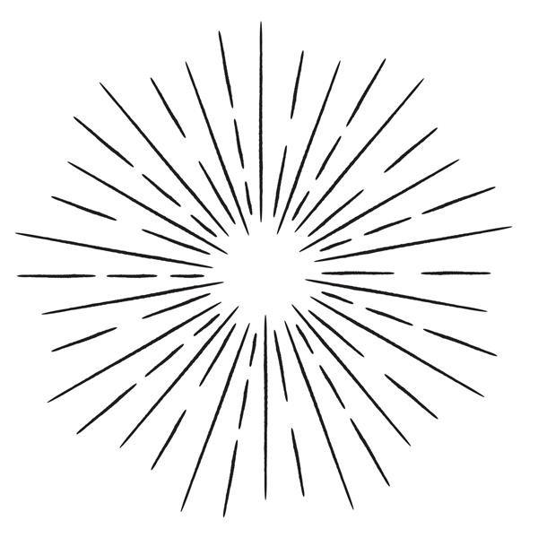 خطوط شعاعی به شکل دایره برای کتاب های کمیک پس زمینه انفجار تصویر وکتور لوگوی گرد قدیمی عنصر طراحی دست نویس شکل هندسی انتزاعی آفتاب سوختگی
