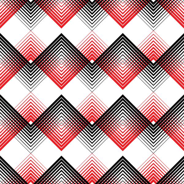 الگوی تارتان بدون درز وکتور پس زمینه سیاه و قرمز بافته شده زیورآلات شطرنجی بریتانیایی الگوی هنری خط نازک مورب انتزاعی کاغذ بسته بندی بافت را چک می کند
