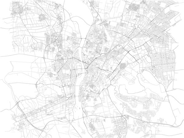 نقشه قاهره شهر خیابان ها مصر نمای ماهواره ای