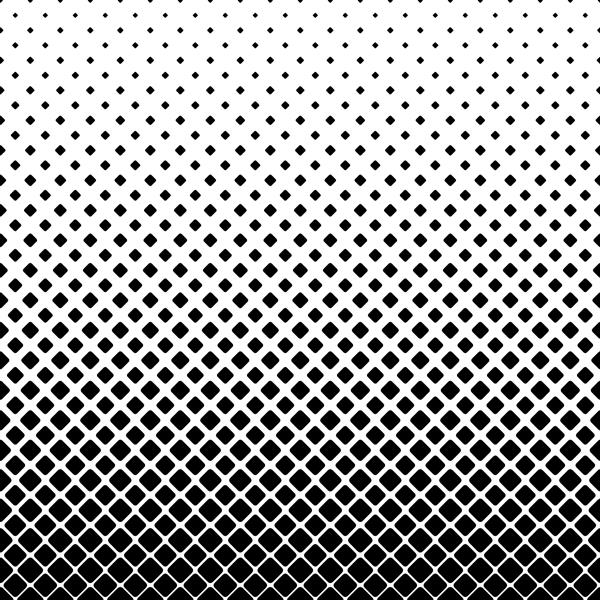 پس زمینه طرح مربع تک رنگ - تصویر وکتور هندسی سیاه و سفید از مربع های گرد مورب