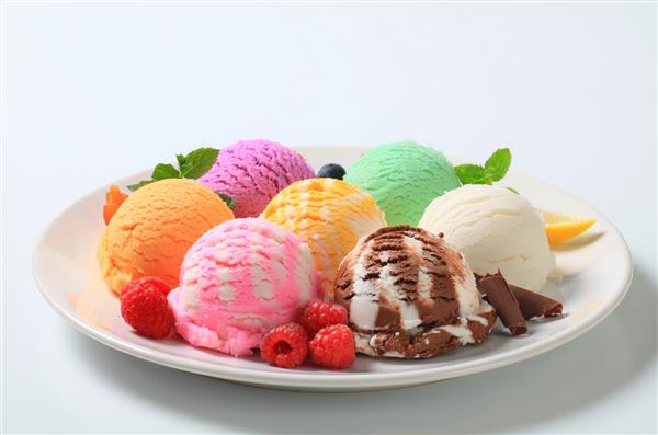بستنی های متنوع