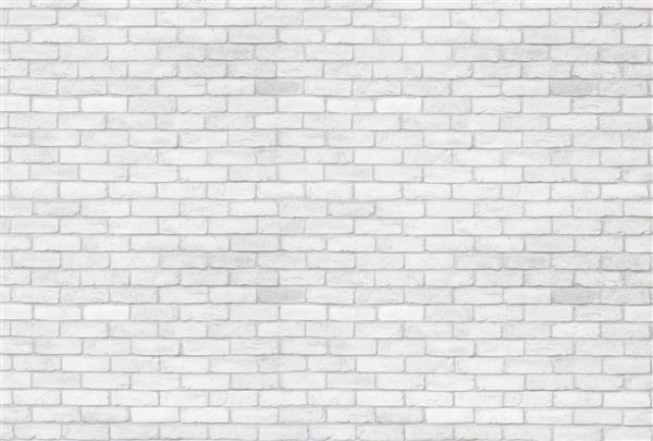 بافت دیوار آجری سفید برای ایجاد پس‌زمینه مناسب برای فضای داخلی و خارجی خانه استفاده می‌شود