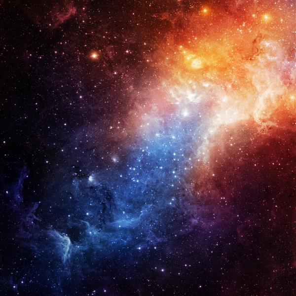 کهکشان - عناصر این تصویر توسط ناسا مبله شده است
