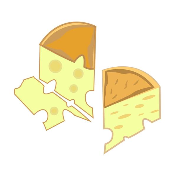 Cheese cut cheese پنیر سوراخ دار برش خورده