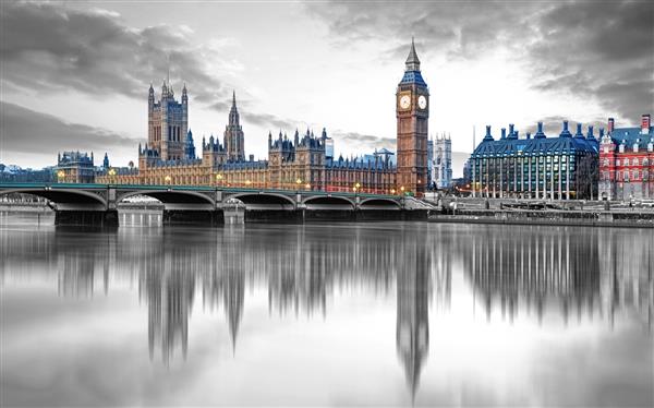 لندن - بیگ بن و مجالس پارلمان بریتانیا