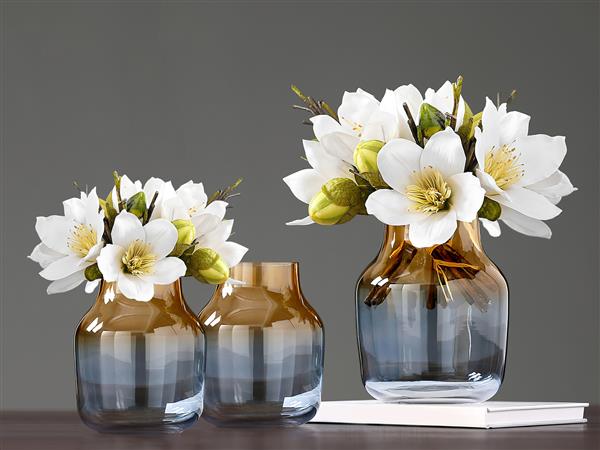 تصویر گلدان های زیبای گل