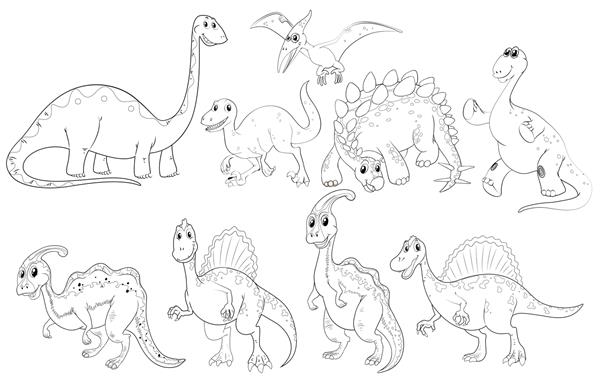 انواع مختلف دایناسورها