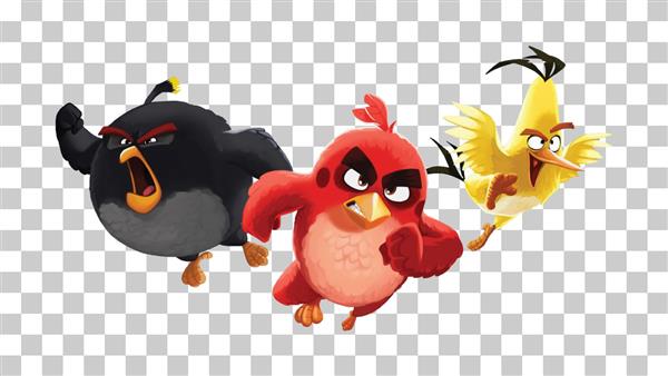 قرمز و دوستانش در انیمیشن پرندگان خشمگین