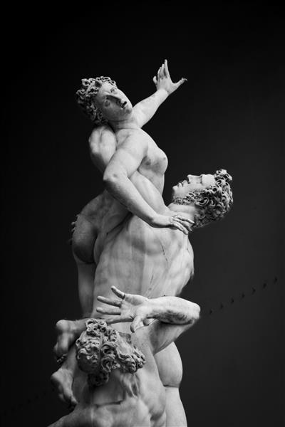 تجاوز به مجسمه پروسرپینا رنسانس توسط جیامبولونیا فلورانس ایتالیا