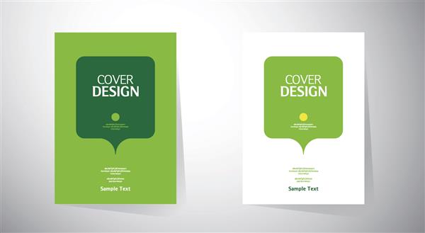 طراحی جلد کتاب طرح گزارش سالانه بروشور کاتالوگ قالب وکتور کسب و کار تبلیغ ساده بروشور مجله بنر عناصر طراحی تصویر برداری چکیده