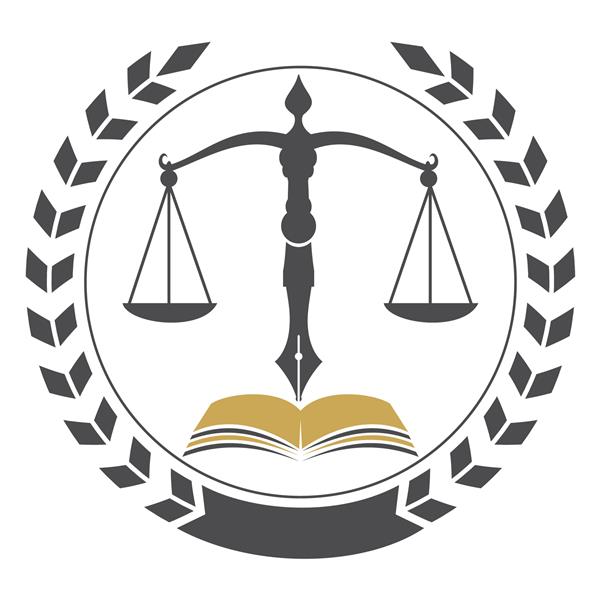 ترازنامه حقوق آموزش و پرورش و طراحی لوگو مونوگرام وکالت کتاب باز دفتر حقوقی طراحی لوگو