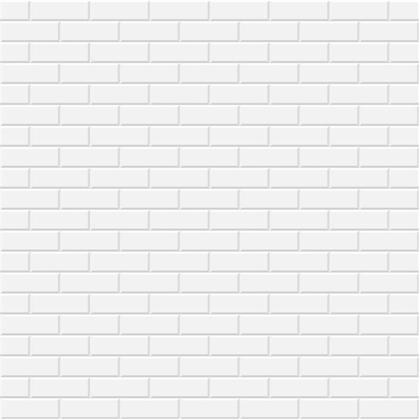 بافت سفید دیوار آجری بدون درز
