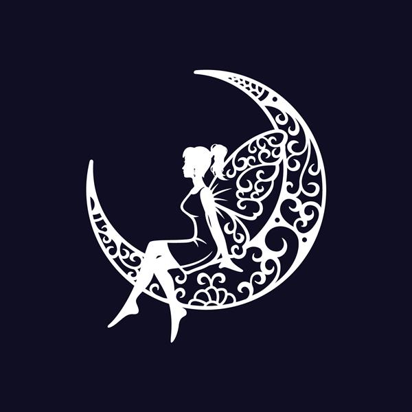 تصویر فایل برش پری و هلال ماه