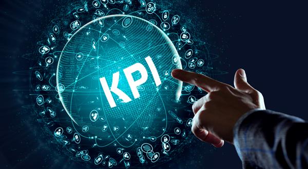 شاخص کلیدی عملکرد KPI برای مفهوم تجاری مفهوم تجارت فناوری اینترنت و شبکه