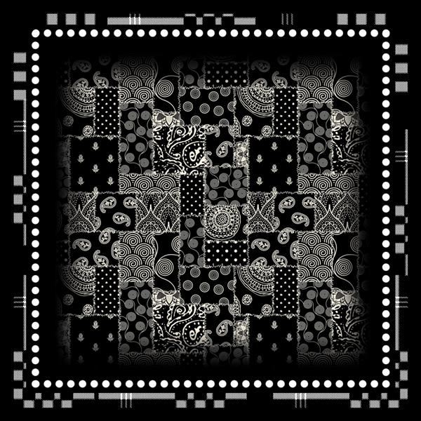 الگوی روسری برای چاپ دیجیتال با سبک مدرن