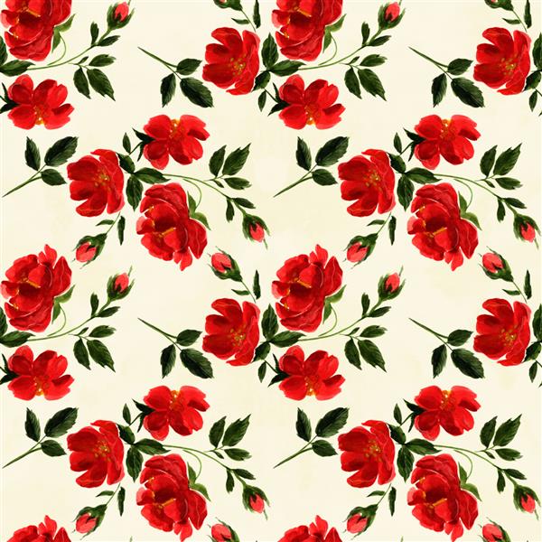 آبرنگ گل در پس زمینه آبرنگ کاغذ دیواری انتزاعی با نقوش گل الگوی بدون درز ترکیب گل از مواد چاپی علائم پوستر کارت پستال بسته بندی استفاده کنید