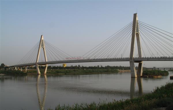پل مدرن اهواز جنوب غرب ایران